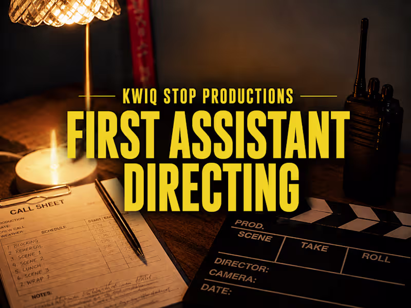 Cover image for First Assistant Directing (1st AD)