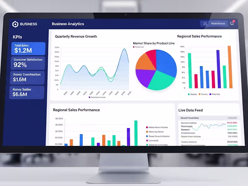 Cover image for Custom Analytics Dashboard Development