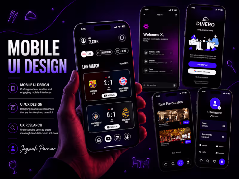 Cover image for App UI Design
