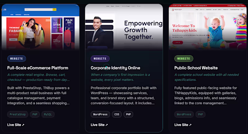 Cover image for Full-Scale eCommerce Platform
Developed a complete