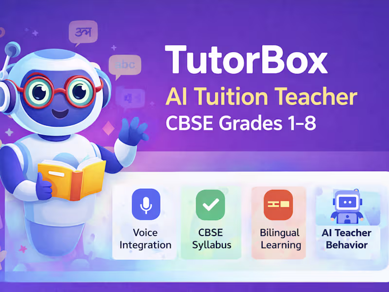 Cover image for Smart AI Tutor for CBSE