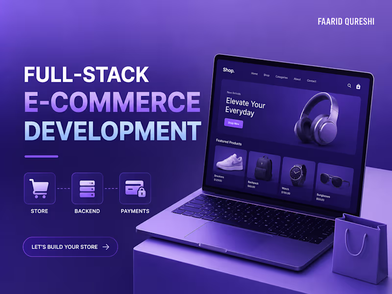 Cover image for Full-Stack E-Commerce Development