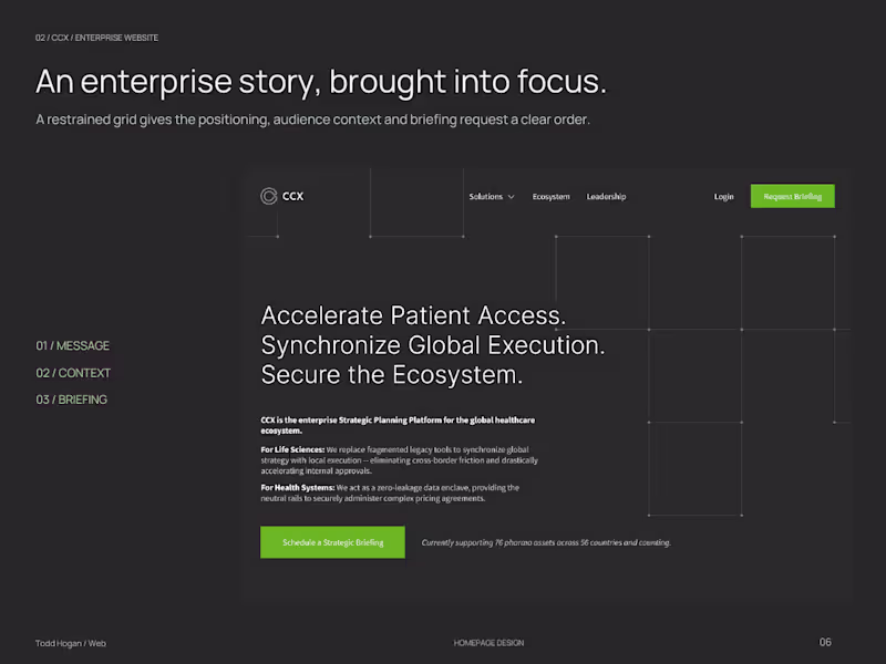 Cover image for Enterprise Strategy Website