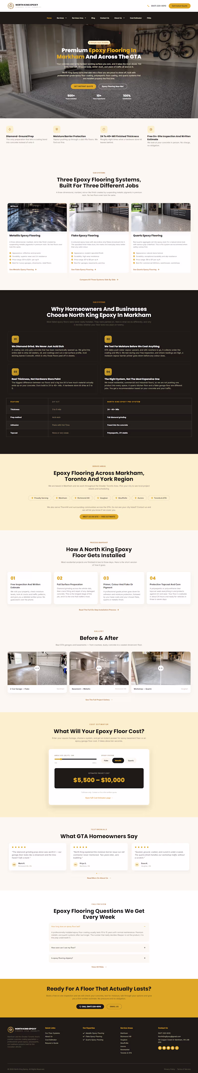 Cover image for Developed North King Epoxy Website