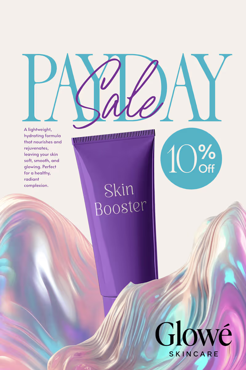 Cover image for Glowé Skincare Payday Sale Campaign