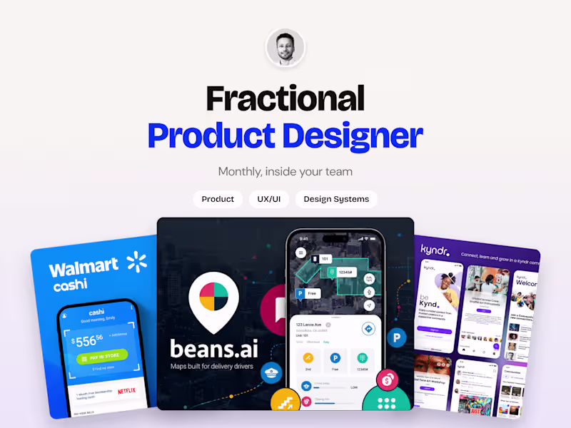 Cover image for Fractional Product Designer