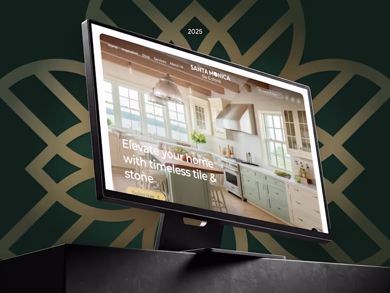 Cover image for Santa Monica Tile & Stone E-commerce Design