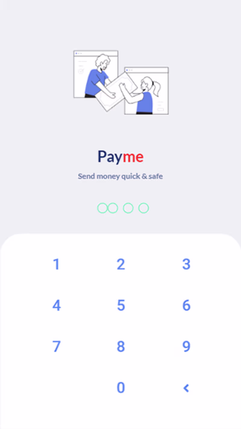 Cover image for Money transfer app (Payme)