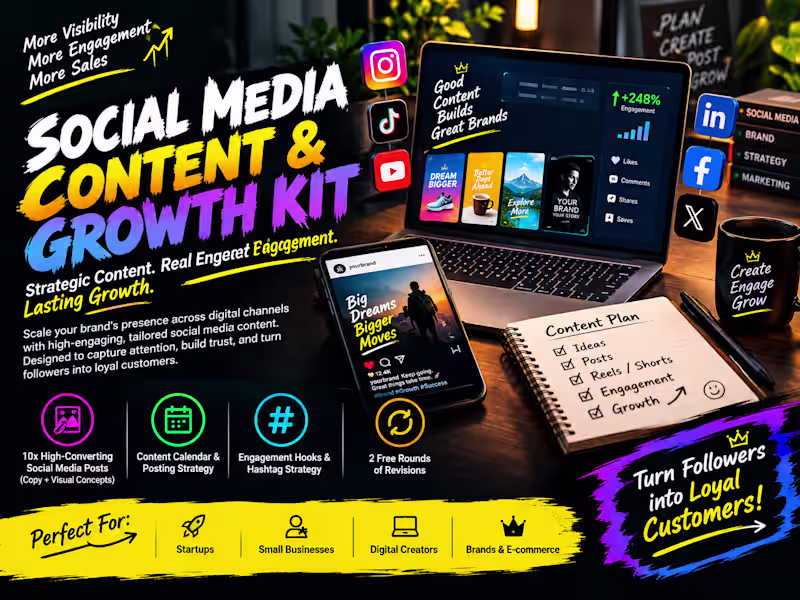 Cover image for Title: Social Media  Content