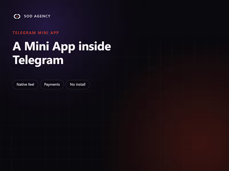 Cover image for Telegram Mini App with payments and admin panel