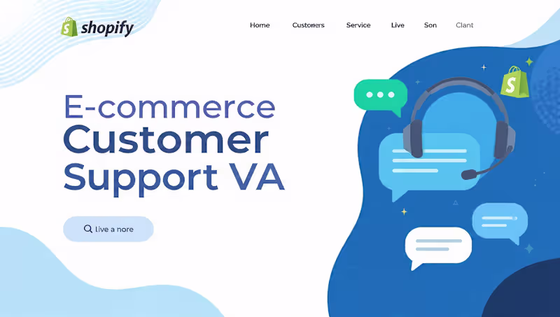 Cover image for E commerce customer support for shopify store 