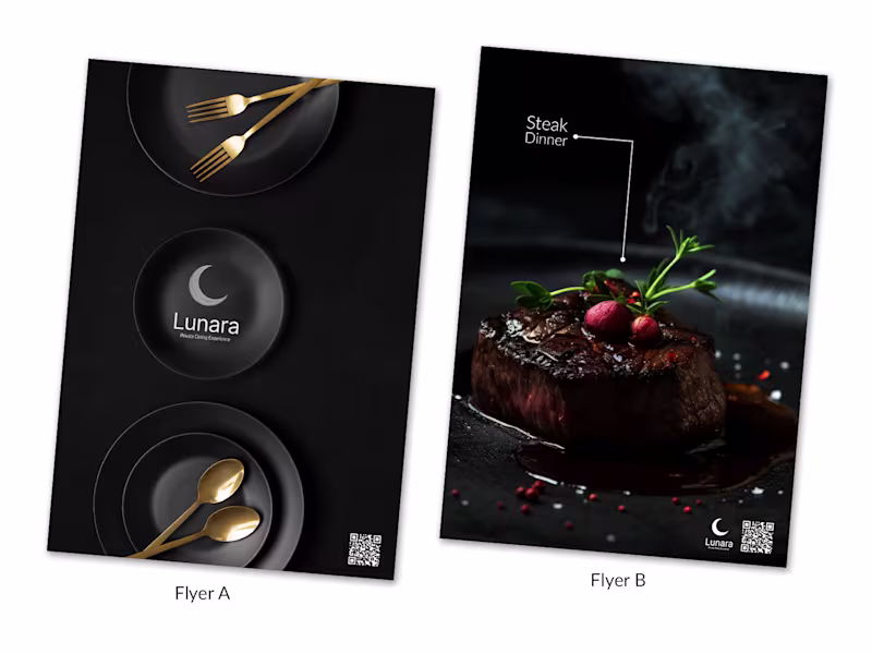 Cover image for Created 2 different flyers for