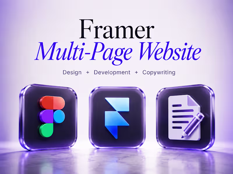 Cover image for Framer Multi-Page Website