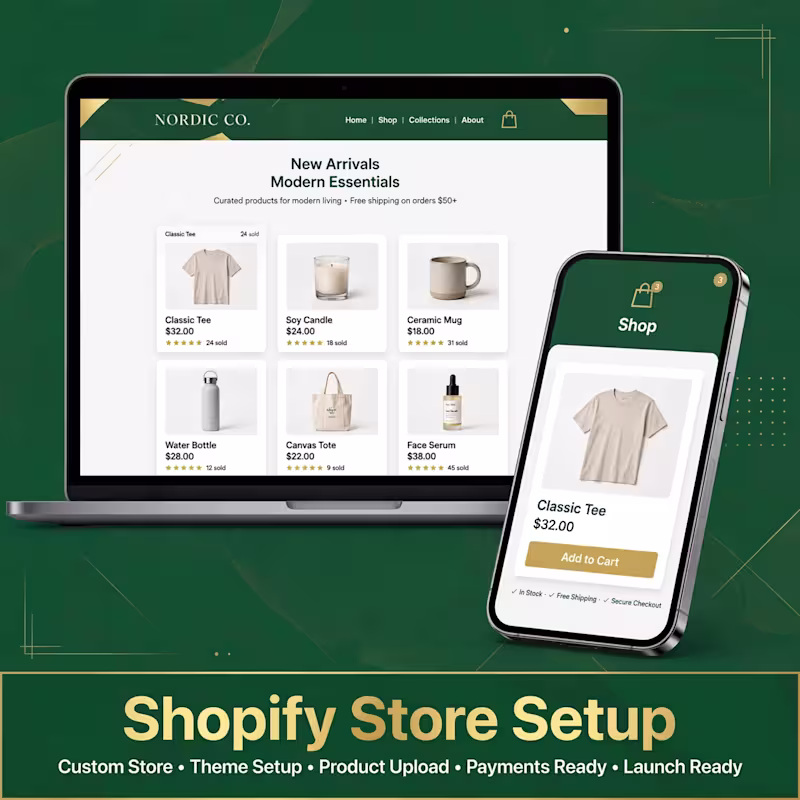 Cover image for Shopify Store Setup