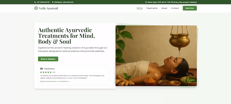 Cover image for Vedic Ayurvedic 
