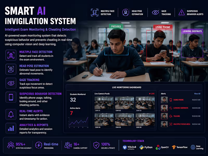 Cover image for The system continuously monitors examination