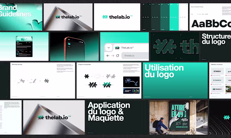 Cover image for TheLab.io™ Visual Identity and Brand