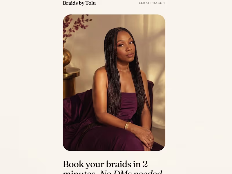 Cover image for Braids by Tolu: Solo Braiding
