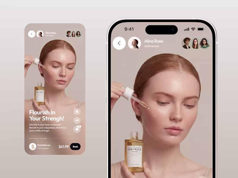 Cover image for Beauty & Skincare Shopping Mobile App