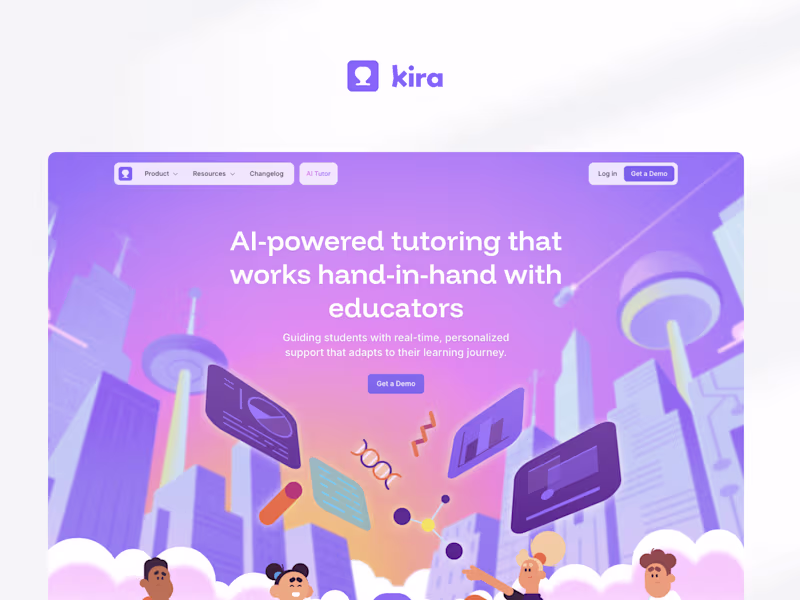 Cover image for Kira website redesign and development in Framer