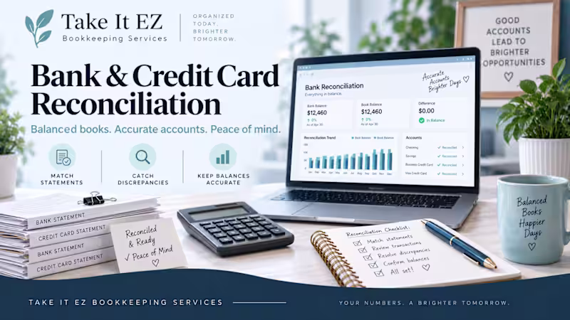 Cover image for Bank & Credit Card Reconciliation