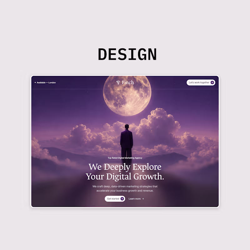 Cover image for Image i generated & Hero section I designed