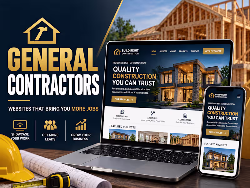 Cover image for 🏗️ General Contractor Website Design | WordPress Construction