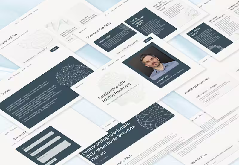 Cover image for SEO-Optimized Website for Dr. Littman: ROCD Specialist