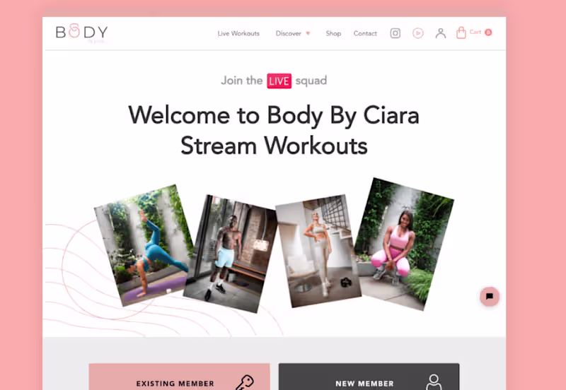 Cover image for Body by Ciara: Webflow Membership Platform and Migration