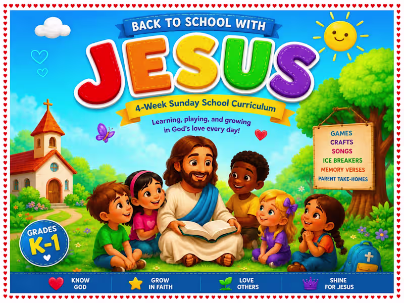 Cover image for Back to School with Jesus