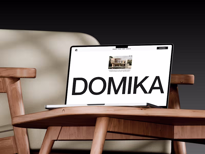 Cover image for DOMIKA | Architecture Studio Website