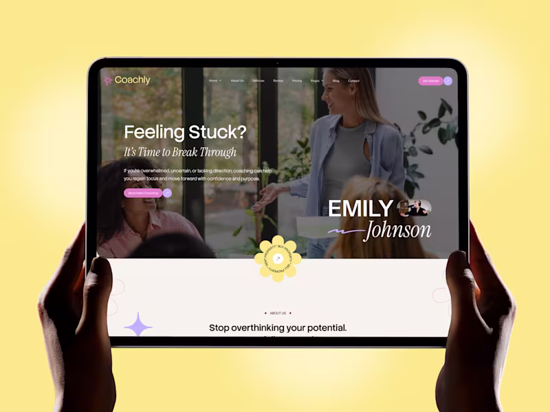 Cover image for Coachly - Life Coaching Framer and Wix Studio Template
