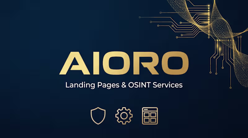 Cover image for OSINT Landing Pages & Digital Audit
