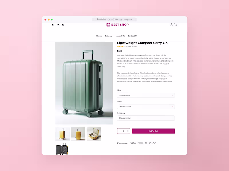 Cover image for Best Shop is a e-commerce