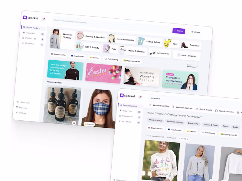 Cover image for Spocket app redesign