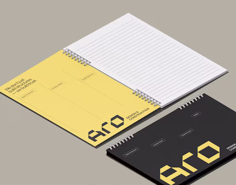 Cover image for ARO Construction - Brand Identity