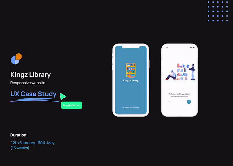 Cover image for Kingz Library App :: Behance