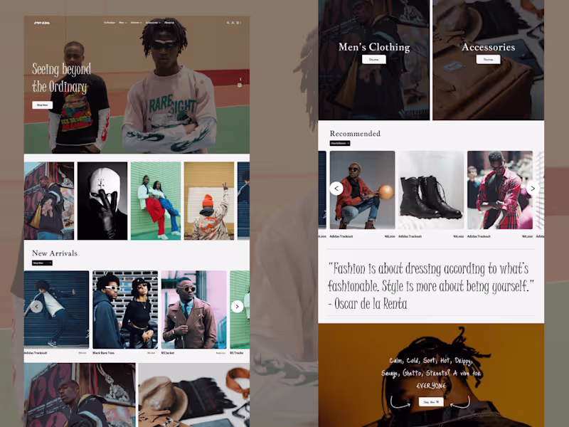 Cover image for RareSight : Bold Fashion Meets Seamless Design