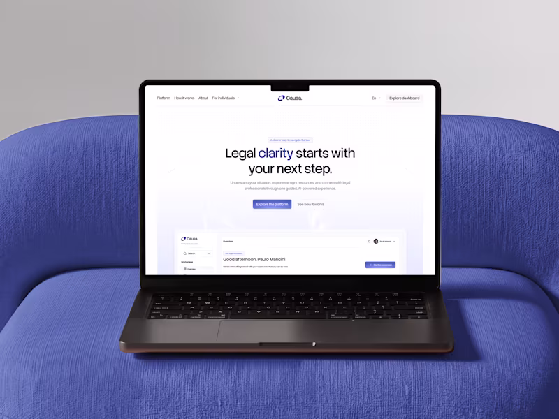 Cover image for Causa — Legal Support Platform