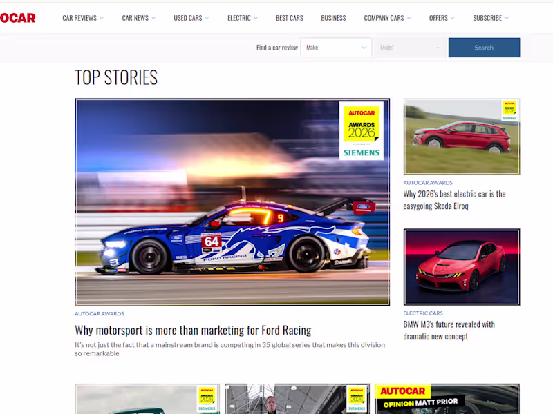 Cover image for Custom WordPress Site for Autocar: