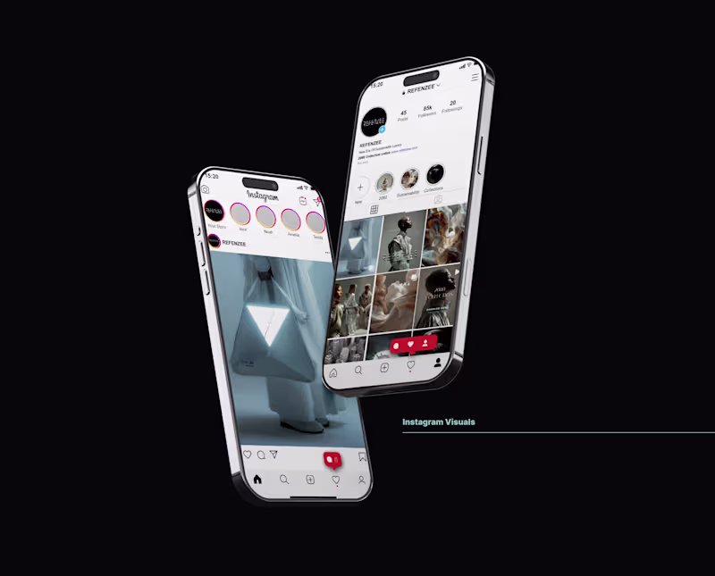 Cover image for Marketing Visuals for Fashion brand Refenzee