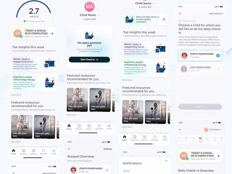 Cover image for ADHD Management App & Portal Design for Coastal Neuro Group