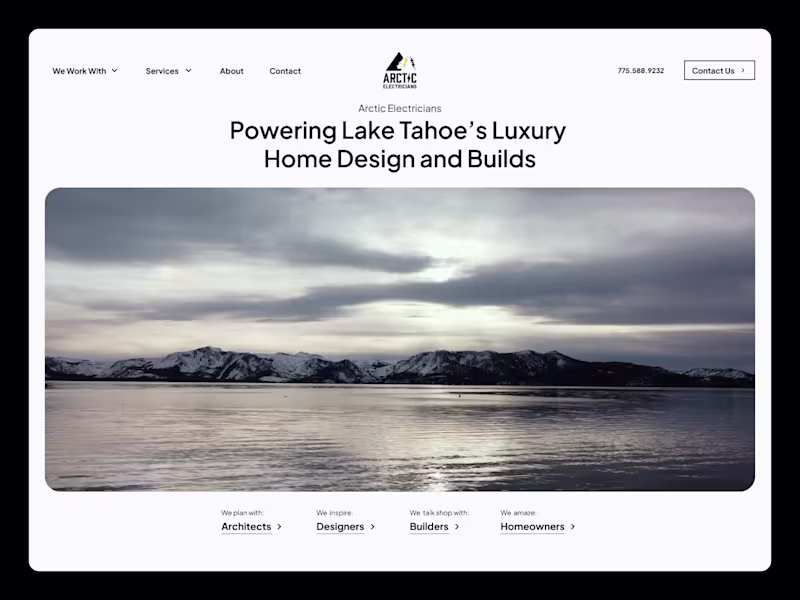 Cover image for Arctic Electricians powers Lake Tahoe's luxury home design a...