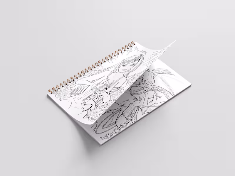 Cover image for Coloring book Linearts
