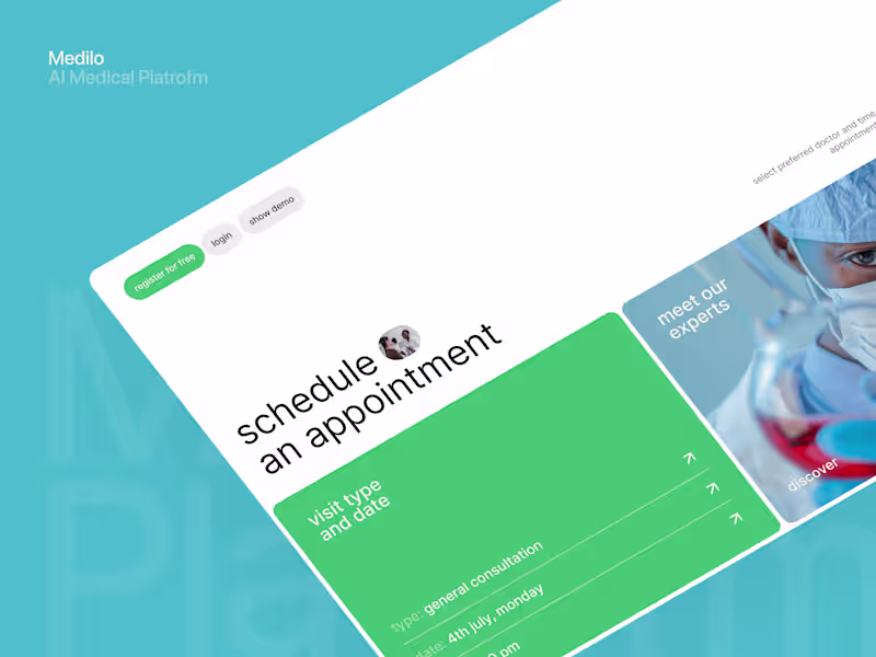 Cover image for Medilo - AI Medical Platform