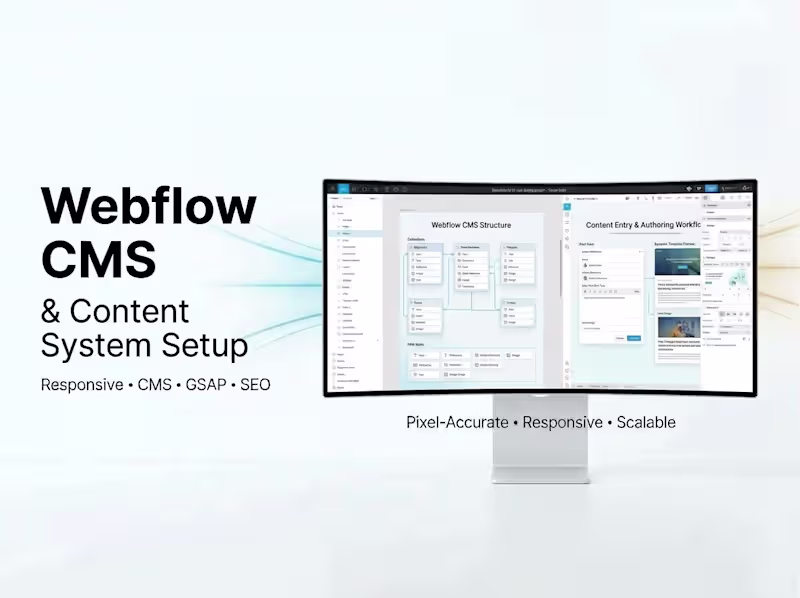 Cover image for Webflow CMS & Content System Setup