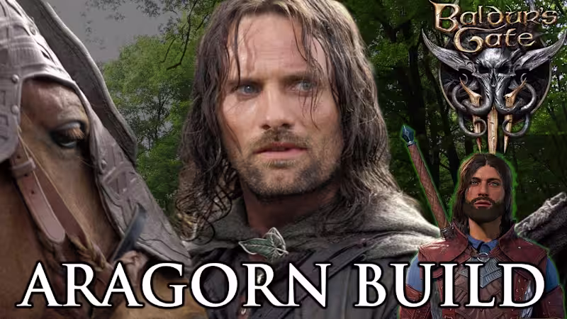 Cover image for Baldurs Gate 3 Build, Lord of the Rings Edition: Aragorn - YouT…