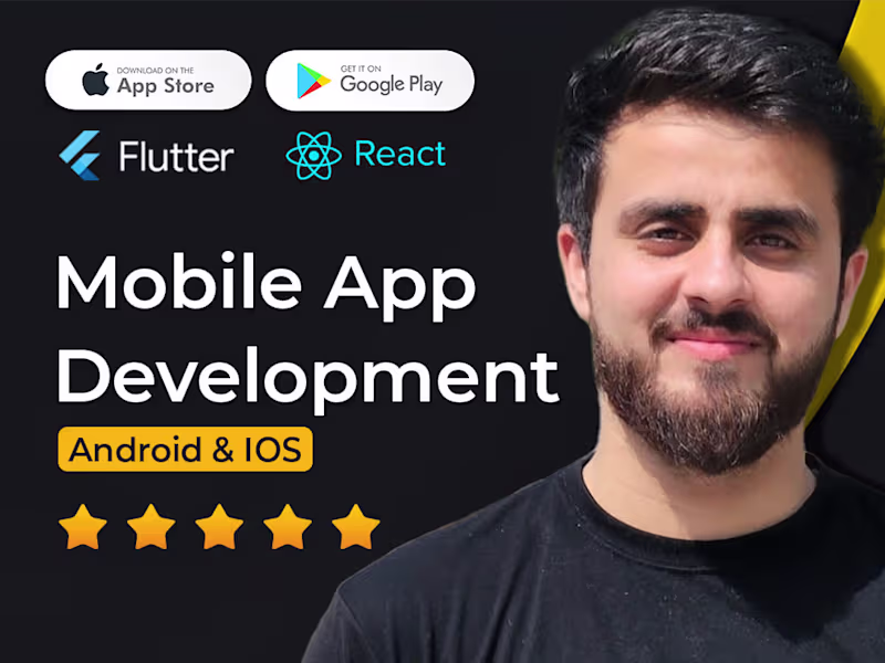 Cover image for Mobile App Development|Mobile App Developer|Consultation|Flutter
