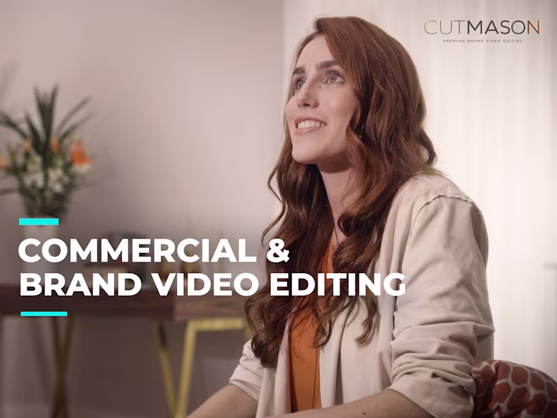 Cover image for Commercial & Brand Video Editing