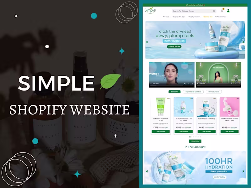 Cover image for Simple | Shopify Website